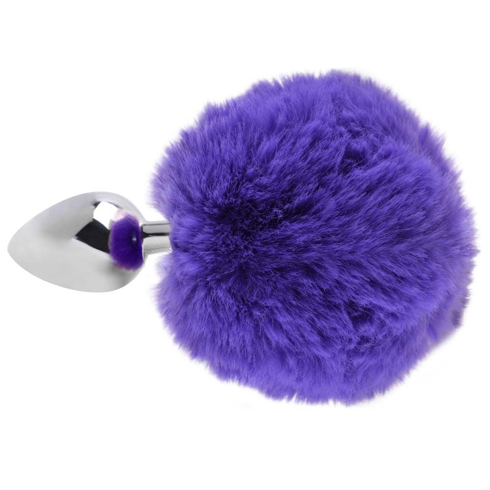 Plug P Metal Pompom Roxo
