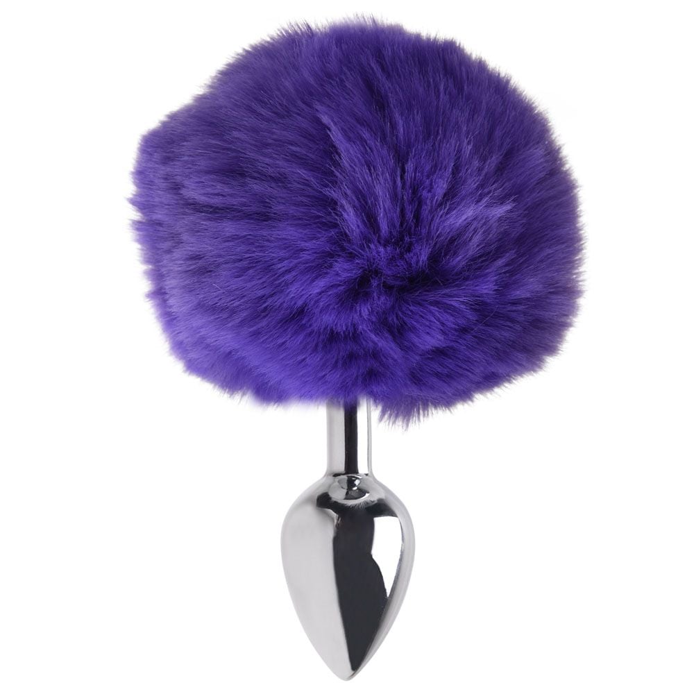 Plug P Metal Pompom Roxo - Imagem 2