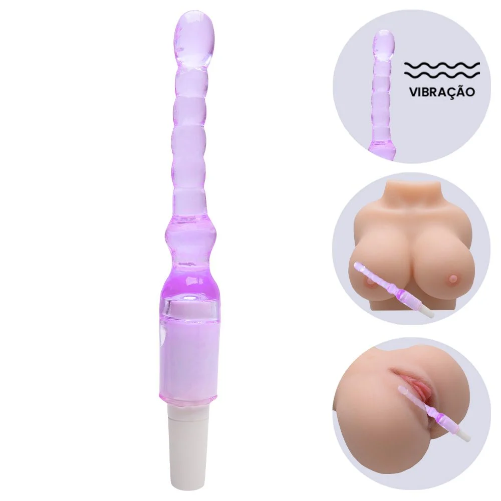 Vibrador Bastão Plug Anal Sexy Import Roxo - Image 2