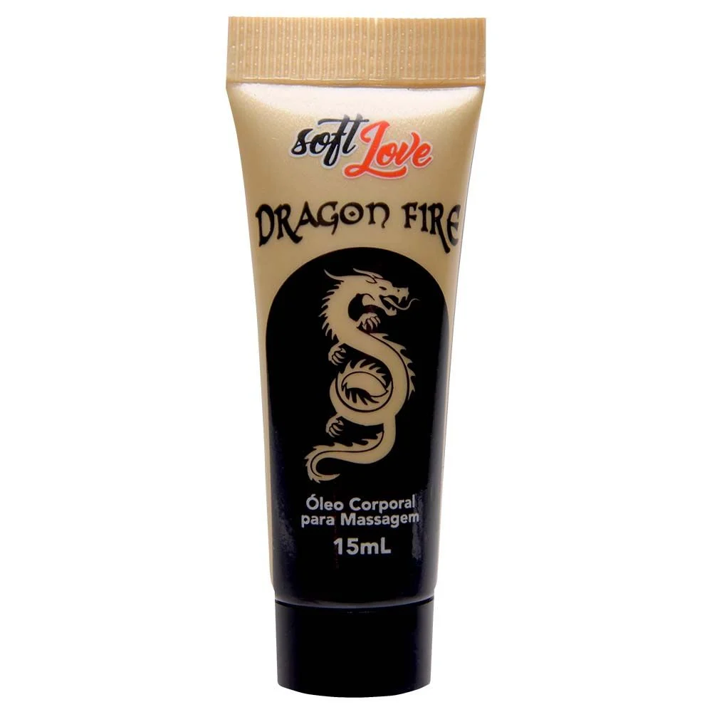 Excitante Dragon Fire Gel Calor Ardente 15Ml Soft Love - Imagem 2