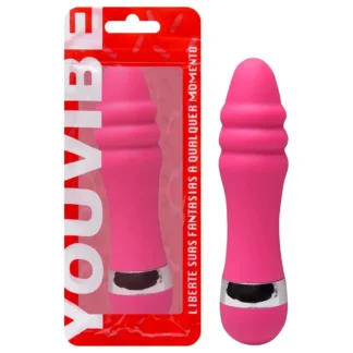 Vibrador Ponto G Aveludado 10,5 X 2,5Cm Pink